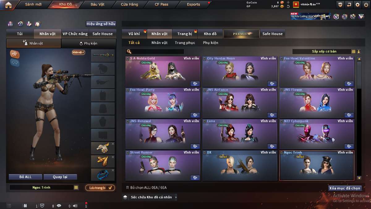 shop acc cf uy tin gia re